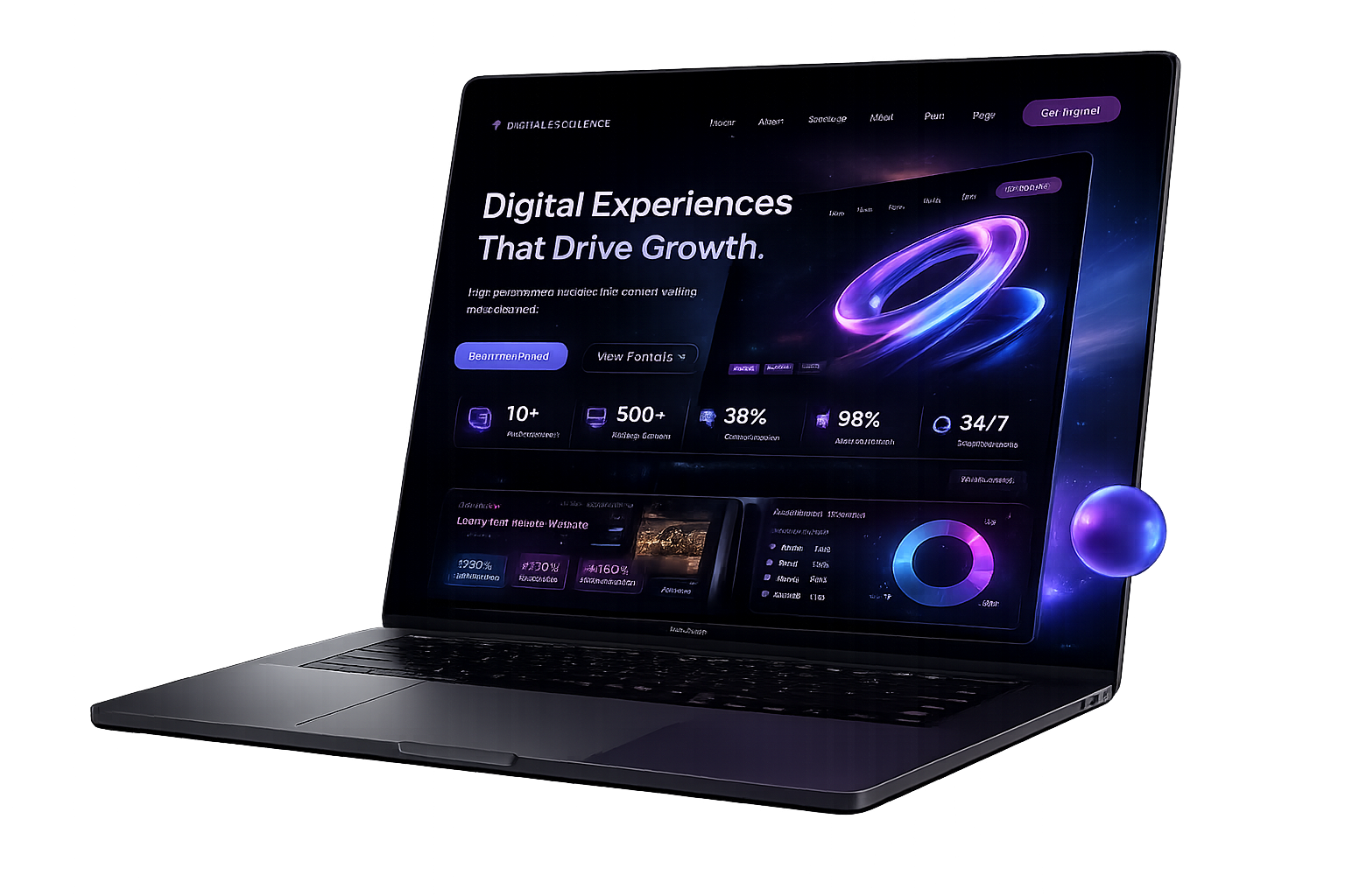 Premium Website Mockup